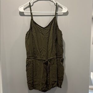 Old Navy Olive Green Romper
